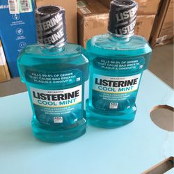 2 Listerine Bottles (1Qt)