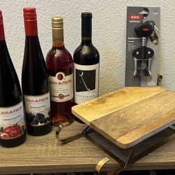 Wine And Sleigh Cheese Charcuterie Board Oxo Crock Opener