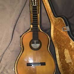 Vintage Yamaha Acoustic Guitar 