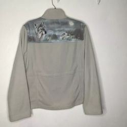 Bradford Exchange Wolf Fleece Jacket 