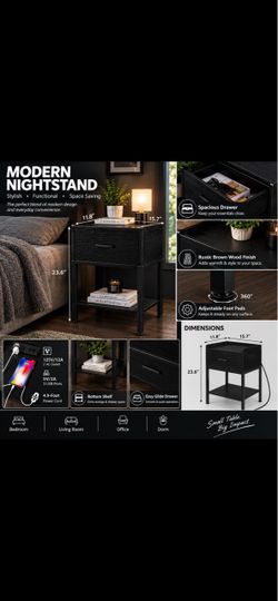 Modern nightstand