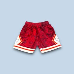 Chicago Bulls Mitchell & Ness Red Hardwood Classics Lunar New Year Shorts XL