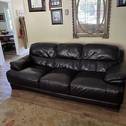 Leather couch