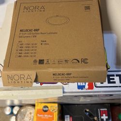Nora Lighting 8” LED Surface Lights 