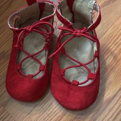 Red Old Navy Flats 