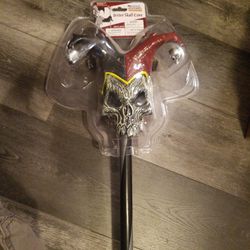 Halloween Jester Skull Cane