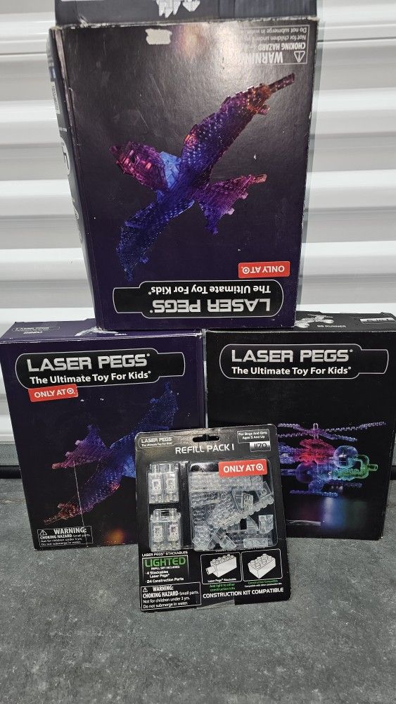 3 Laser Pegs Plus Refill Pack