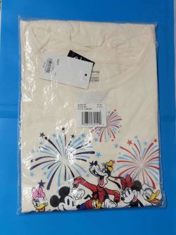 Women's Disney Mickey And Friends Let's Celebrate Together 4th of July Top 
$7 (One Available In Size Large)