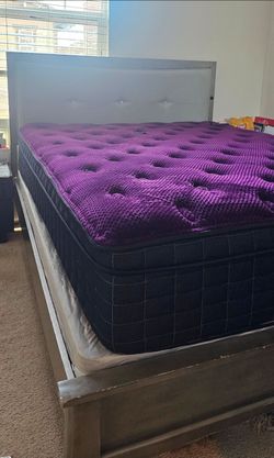 FREE - QUEEN BED WITH MATTRESS