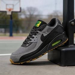 Men's Nike Air Max 90 Shoes - Smoke Grey Black Anthracite - Size 8.5, 9, 9.5, 10