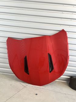 2016-2020 Red Hood For Chevrolet Camaro