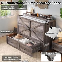 Farmhouse style murphy bed