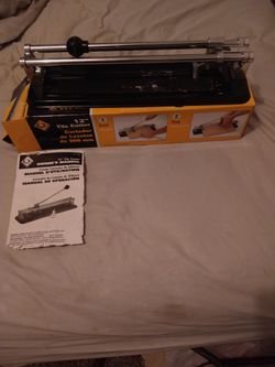 12" Tile Cutter