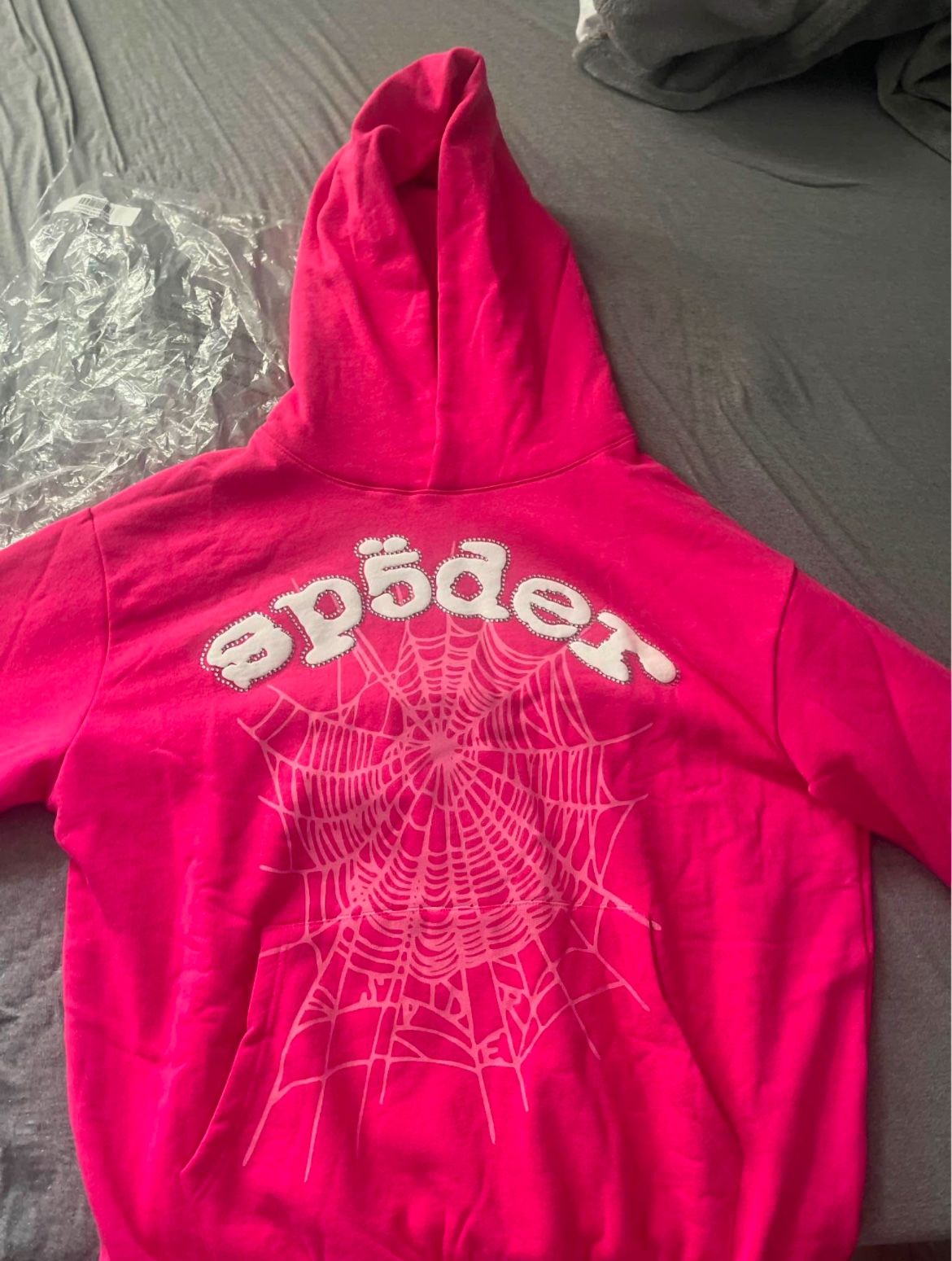 Pink Spider Hoddie