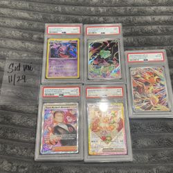 Pokemon psa Slabs For Sale 