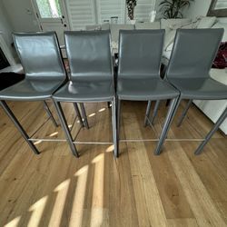 Leather Counter Stools 2 Available