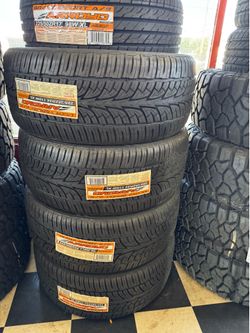 ✅📲295/35/24 vendo set de llantas nuevas Arroyo