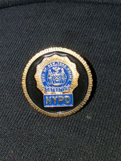 NYPD New York Police Department Law Enforcement enamel lapel hat pin $20 FIRM