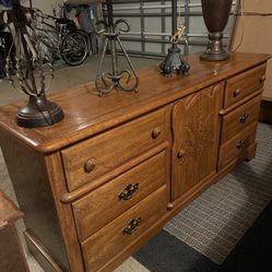 Two Wood Dressers Dressers , Mirror And Side Table Delivery Available Tomorrow 