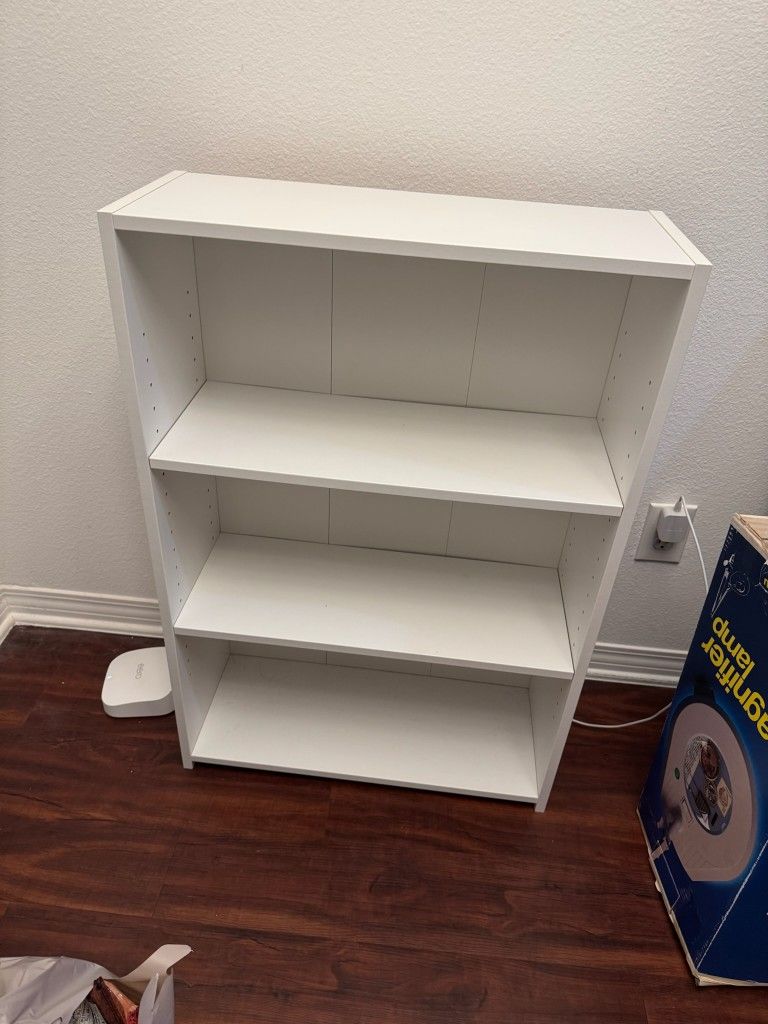 White Book Shelf