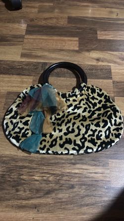 Chan Luu cheetah small purse