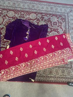 New 3 piece xl winter velvet salwarkameez
