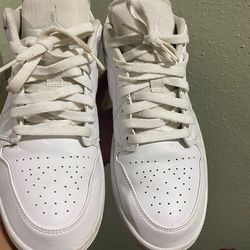 Air Jordan 1 Retro  Low 'Triple White' 2022, Authentic, Size 12