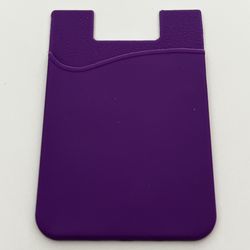 Purple Silicone Card Holder