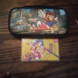 Mario Odyssey Nintendo Case With Sonic Mania 