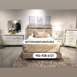 Brand New Complete Bedroom Set- Free Mattress available 