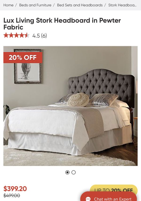 King Size Stork Pewter Headboard For In Miami Gardens Fl Offerup 170sold