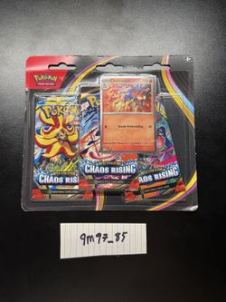 Pokemon TCG Mega Evolution Chaos Rising 3-Pack Blister Sealed