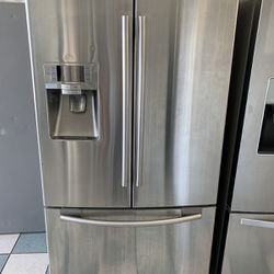 Samsung Stainless Steel Refrigerator ( Delivery Available)