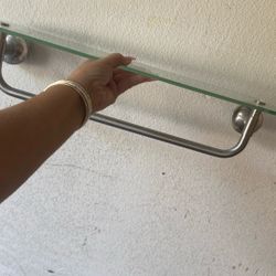 Glass shelf