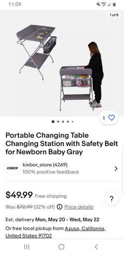 Compact Baby Changing Table