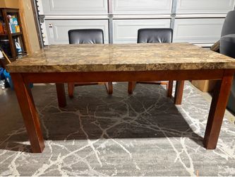 Marble table