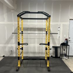 Squat Rack With Weights