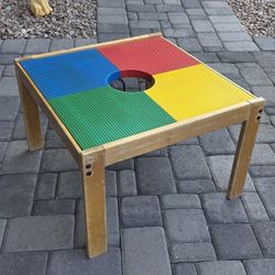 Heavy Wooden Lego Table