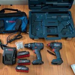 Bosch 18v Drill  And Impact