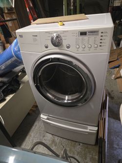 LG Tromm Front Load Dryer with Pedestal
