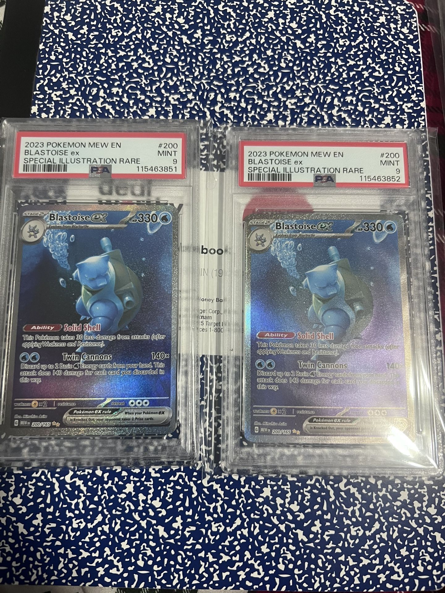 Thick Man Blastoise 151 - PSA 9