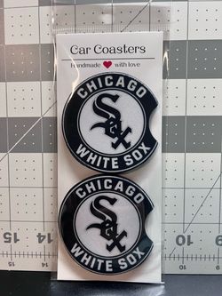 Chicago White Sox Car Coasters Set of 2