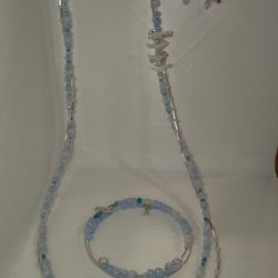 Handmade beaded necklace set