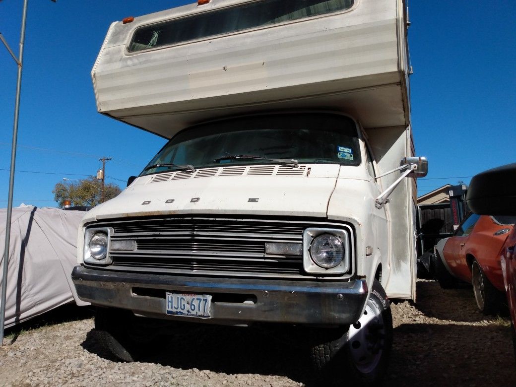 1976 dodge motorhome