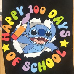 100 Days of School Custom T Shirts 