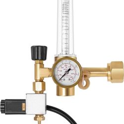 VIVOSUN Hydroponics CO2 Regulator Emitter System with Solenoid Valve Flowmeter for Grow Room Grow Tent Garden
