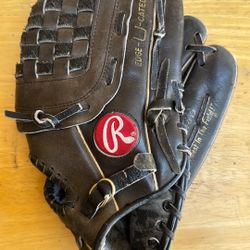 Rawlings The Mark Of A Pro Baseball Softball Glove 13” Black RGB 43B RHT