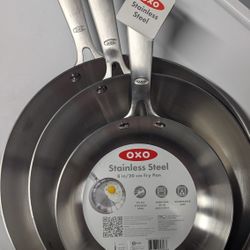 OXO Stainless Steel Pans 3pc