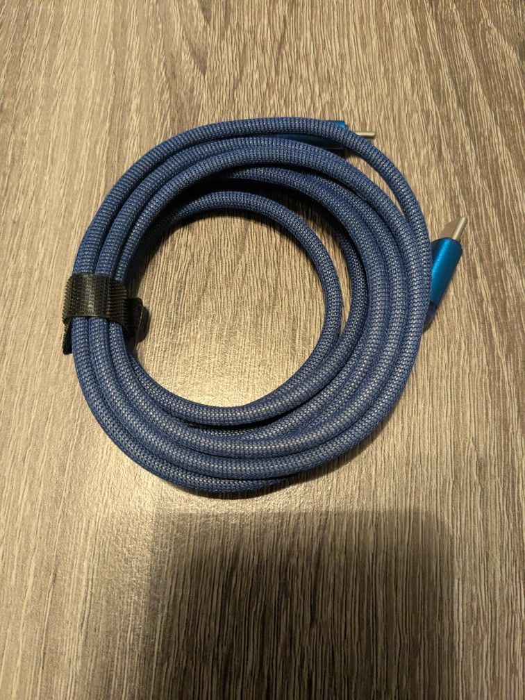 Navy Blue. Type C To Type C Fast Charging Cable. 