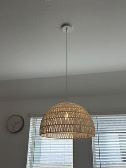 Modern Rattan Pendant Light